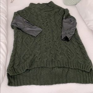 Olive sweater tunic